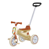 2 in 1 Toddler Stroller pram and Pedal tricycles with music headlights,Kids trikes with Detachable Parent Handle,Parent Steering Trolley for 1-3 Years Old Boys and Girls,135° Limit Steering Handlebar,Foam Wheel BD129