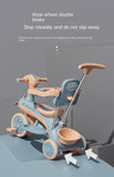 Baby Dreams Classic Kids Tricycle and Stroller For Children With Light and Music Including Storage basket BD139