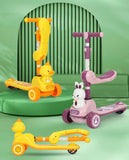 Baby dreams 3 in 1 Cartoon kids pedal scooter with music and light BD131