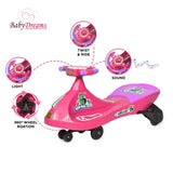 N1 Deluxe Twister Ride Car With Music Sound Swing Car For Toddlers 360 Degree Rotation Ride-On Speed Car Children Outdoor Indoor Ride For Baby Boys & Girls BD040