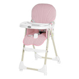 Baby Dreams Child Highchair Baby Booster Seat High Chair Portable Kids Dinner Chair With Tray Feeding Plate Table Anti-slip Safe Comfortable Adjustable Height Foldable Feeding Baby For Baby Toddlers Children BD133