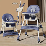 Fantastic-Kids-Toys Baby High Chair & Toy Bar | Newborn Feeding Chair | Removable & Adjustable Double Meal Tray E500 BD120