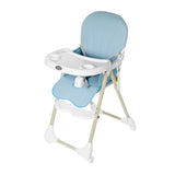 Baby Dreams Child Highchair Baby Booster Seat High Chair Portable Kids Dinner Chair With Tray Feeding Plate Table Anti-slip Safe Comfortable Adjustable Height Foldable Feeding Baby For Baby Toddlers Children BD133