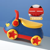 Cute Blue Sports Car Baby Potty Training Seat with Lid & Detachable Potty Bowl Potty Seat, Toilet Seat M8891