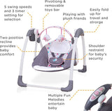 Mastela-Deluxe Portable Swing BD204