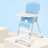 Baby Dreams Child Highchair Baby Booster Seat High Chair Portable Kids Dinner Chair With Tray Feeding Plate Table Anti-slip Safe Comfortable Adjustable Height Foldable Feeding Baby For Baby Toddlers Children BD133