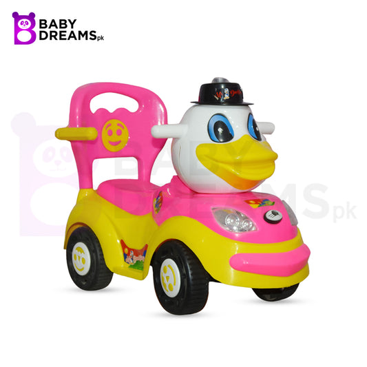 Duckling with Light and Music Ride on Tolo Push Car 4 Wheel Car For Kids BD032