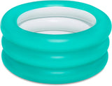 Bestway Triple Ring Inlatable Kids Play Pool, Swimming Pool Toys, Water Pool Toys, Inflatable Baby, Kids Pool for Outdoors 27.5 x 12 (51033)
