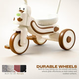 2 in 1 Baby Tricycle for Kids Convertible with Parental Adjustable Push Handle, Ergo Seat Kid Cycle. Tricycle for Kids 2 to 4 Years BD266