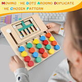 Wooden Montessori Color-Matching Puzzles BD229