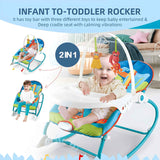 Infant To Toddler 2 In 1 Rocker & Dining Chair With Music BD241