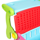 3 IN 1 kids table, kids desk, kids bench & toy storage, Multi Color Kids Furniture for 3 Years and Above CT-312 BD298