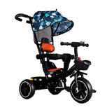 Baby Dreams Tricycle, Children's Tricycle, Stroller, with Push Bar, Ride-On Toy, with Guardrail for Children BD138