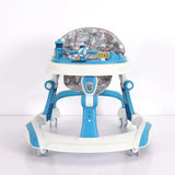 Multi-Function Foldable Baby Walker with Silent Wheels & Toy Tray BD230