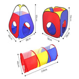 4-in-1 Play Tent Children’s Tent with Tunnel for Home and Garden BD279