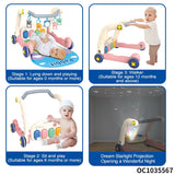 Multifunctional 2-in-1 baby pedal piano fitness rack walker for newborn BD218