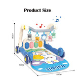 Multifunctional 2-in-1 baby pedal piano fitness rack walker for newborn BD218