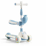 2 in 1 Kids Rabbit Scooty with Seat & Carrot Basket BD288