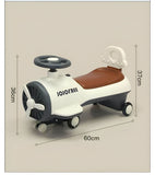 Wiggle Scooter Kids Ride On Car Airplane Wiggle Car with Music Light and Silent Wheel BD287