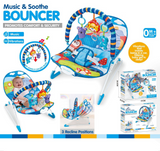 Hu Baby Infant to Toddler Bouncer With 3 Recline Options BD233