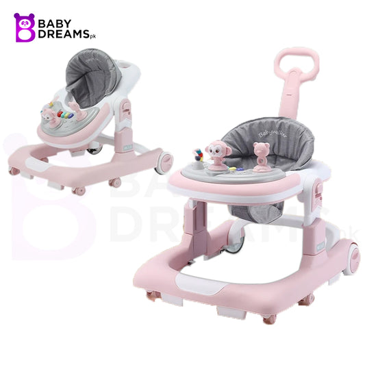 Toddler 3 in 1, Anti roll-over Multifunctional, Foldable Walker BD205