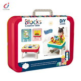 2 in 1 Creative Building Block Puzzle & Drawing Board Table BD206