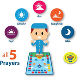Imported salah mat for kids - educational interactive prayer mat BD177
