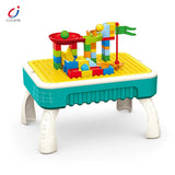 2 in 1 Creative Building Block Puzzle & Drawing Board Table BD206
