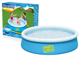 Bestway | Fast Set Pool | Splash and Play Swimming Pool For Kids Age 3+ (5' x 15") 57241
