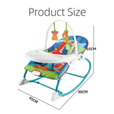 Infant To Toddler 2 In 1 Rocker & Dining Chair With Music BD241