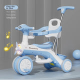 Baby Dreams Classic Kids Tricycle and Stroller For Children With Light and Music Including Storage basket BD139