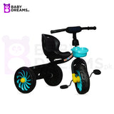 Star wheel tricycle for kids with Strong frame or storage basket BD154