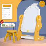 Children's drawing board magnetic writing board dust-free easel table and chair drawing board