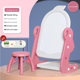 Children's drawing board magnetic writing board dust-free easel table and chair drawing board