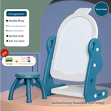 Children's drawing board magnetic writing board dust-free easel table and chair drawing board
