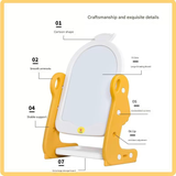 Children's drawing board magnetic writing board dust-free easel table and chair drawing board