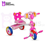 Elephant tricycle for kids with light & music BD153