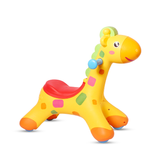 Rocking and Riding Giraffe Swing 4 Wheels Ride on Giraffe For Toddlers With Music BD038