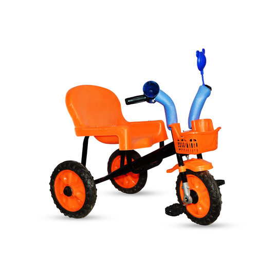 Strong Tricycle With Storage Basket For kids Toy outdoor play Ride on Cycle BD165