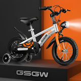 16 Inch Kids Bicycle with Training Wheels & LED Lights – Adjustable Seat Children Bike (5–8 Years) Heavy Duty Steel Frame BD268