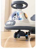 Astonaut-Themed Ride-On Swing Car With Lights BD269