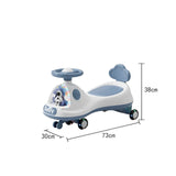 Astonaut-Themed Ride-On Swing Car With Lights BD269