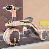 Versatile Metal Rod Tricycle for Kids 3+ Years with Lights and Music Fiber Body 2060