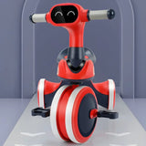 Versatile Metal Rod Tricycle for Kids 3+ Years with Lights and Music Fiber Body 2060