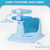 Portable Baby Bath Chair Bath Tub, Baby Bath Support New Born Baby Bather for 6-18 Months Babies BD257