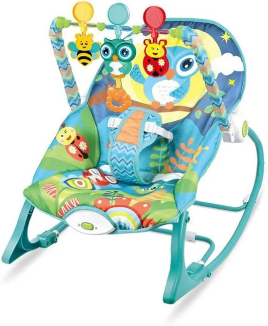 Baby Rocking Chair Baby Multi-Function Music Vibration Rocking Bed Lightweight Foldable Rocking Chair BD081