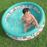 Bestway Round Inflatable Pool with Safari Animals/Pals, 40" X 10" (51008)