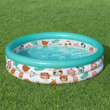 Bestway Round Inflatable Pool with Safari Animals/Pals, 40" X 10" (51008)