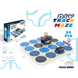 DIY Track Maze Race Car Track Building Block Educational Toy Set BD245