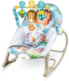 Baby Rocking Chair Baby Multi-Function Music Vibration Rocking Bed Lightweight Foldable Rocking Chair BD081